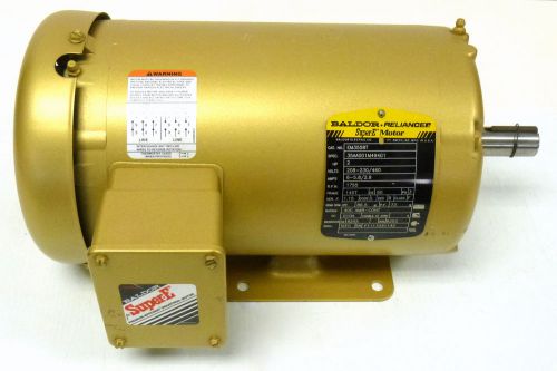 Baldor Reliance Super E Motor EM3558T 2HP 3PH 208-230/460V 1755RPM *NEW*