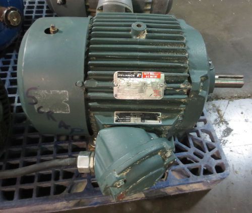 Reliance Duty Master 3 Ph AC Motor P25G631F 7.5 HP 1165 RPM 230/460 V 254T