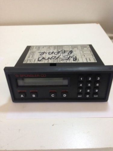 Sponsler Co Electronic Counter Model  For Parts