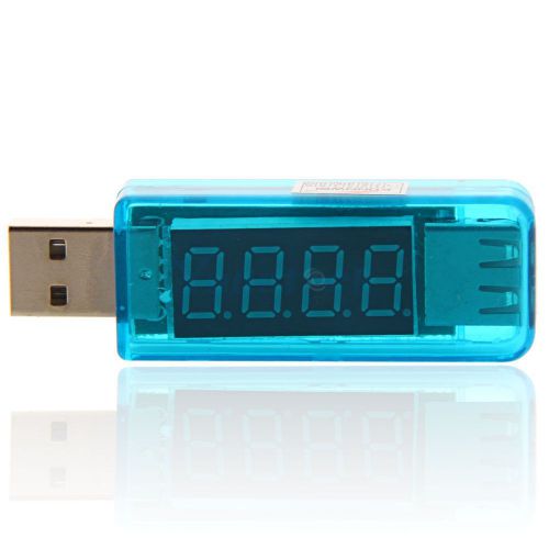 Hot kw-202 mini usb port current and voltage reader meter test tool 3v-8v 0a-3a for sale