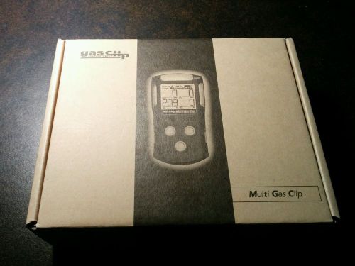 Gas Clip Technologies Multi Gas Clip Gas Detector,LEL(I/R)-H2S-O2-CO,New in box