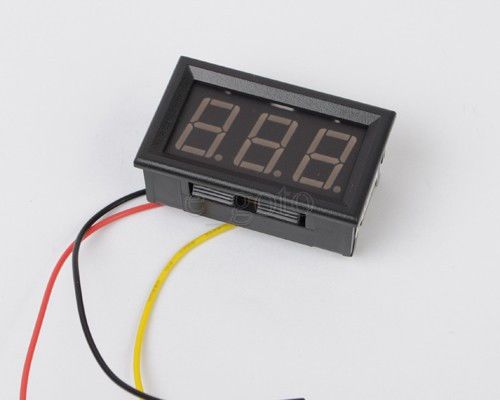 0-99.9V 3 wire Mini Red LED DC 100V Digital Volt Voltage Pane Meter Voltmeter