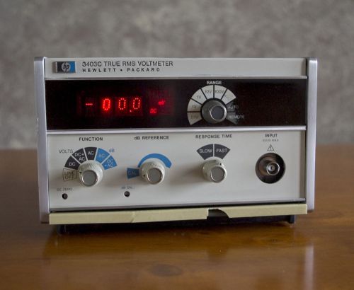 HP 3403C True RMS Thermal Voltmeter 100MHz Bandwidth