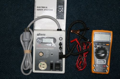BIO-TEK Electrical Safety Analyzer and Fluke 179 TRUE RMS MULTIMETER