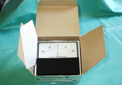 Yokogawa Panel Meter 255325ECNG, 20-0-20 DC Amps, NIB