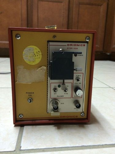 Orionics OTDR 103A Fiber Optic Analyzer Reflectometer 