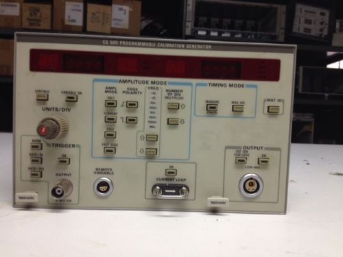 TEKTRONIX CG 5011 PROGRAMMABLE CALIBRATION GENERATOR