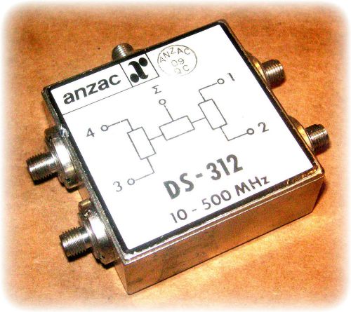 Divider, Power, 50?, 4-Way, 10 - 500 MHz