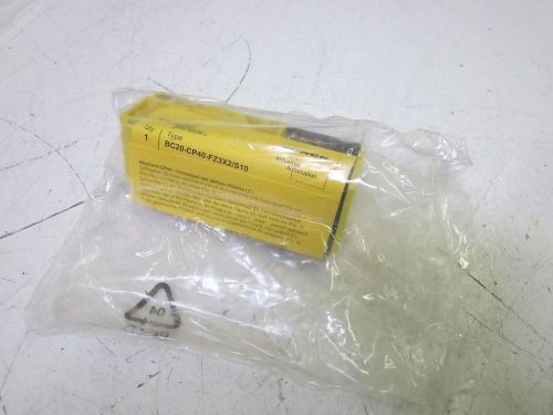 TURCK BC20-CP40-FZ3X2/S10 PROXIMITY SENSOR 250VAC *NEW IN A FACTORY BAG*