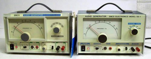 2 EMCO ELECTRONICS SS-1 200Hz AUDIO GENERATORS