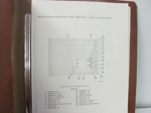 Honeywell Class 17 Recorders Calibration Procedure