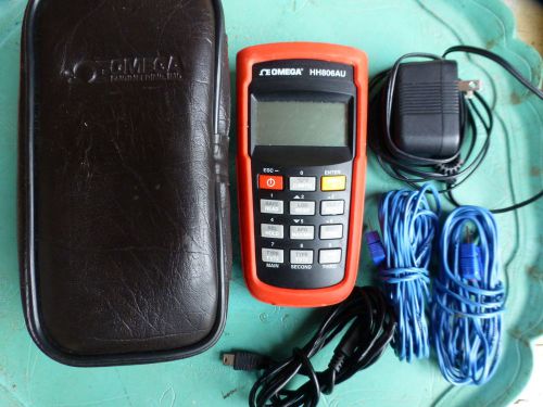 Omega hand held multilogger data logger thermometer hh806au for sale