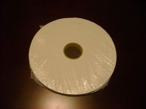 3M 4008 Double-Sided Foam Mounting Tape, 1 in x 36 yard Roll