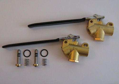 1200 Psi Brass Angle Valve With Repair Kit, Set of 2