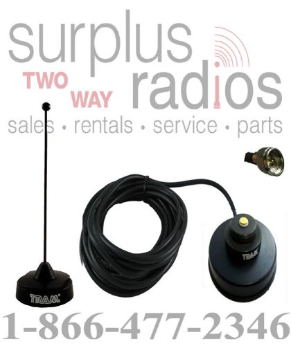 BLACK UHF MAGNET MOUNT ANTENNA KIT MOTOROLA MOBILE CDM1550 M1225 XPR4350 PM400