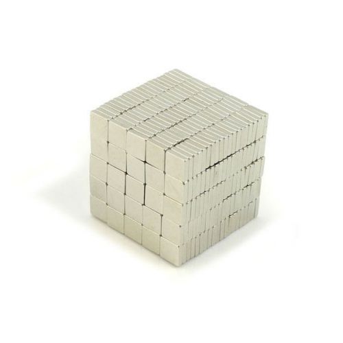 500pcs 7/32&#034; x 7/32&#034; x 1/32&#034; Blocks 6x6x1mm Neodymium Magnets Fridge Craft N35