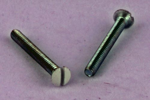 6-32 X 1 Wall Plate Screw White Painted Head Pack of  100