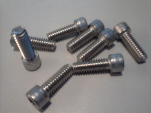 1/4&#034;-20 X 3/4&#034; 316 STAINLESS STEEL SOCKET HEAD CAP SCREW LOT OF 95