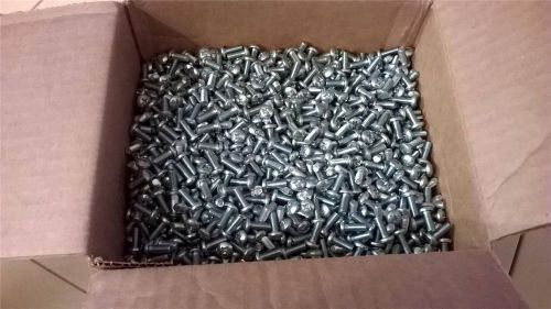 P25 lot of 1600 + pcs  #10-32 x 1/2&#034; phillips pan head zinc plated machine screw for sale