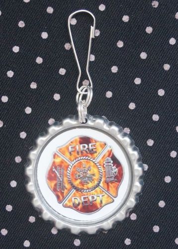 Fireman fire fighter fire man lanyard backpack purse charm zipper pull h5 for sale