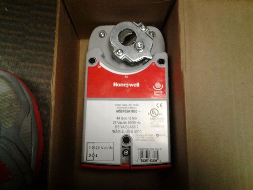 HONEYWELL MS8105A1030 Acuator, Spring Return, 2 Position, 44lbs