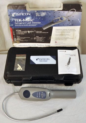 Inficon tek-mate 705-202-g1 refrigerant leak detector, r22, r410a, r134a detects for sale