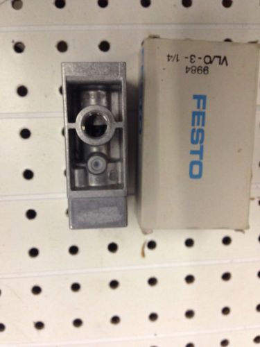 Festo 9984 Vl O 3 1/4 Ser E 802 Valve