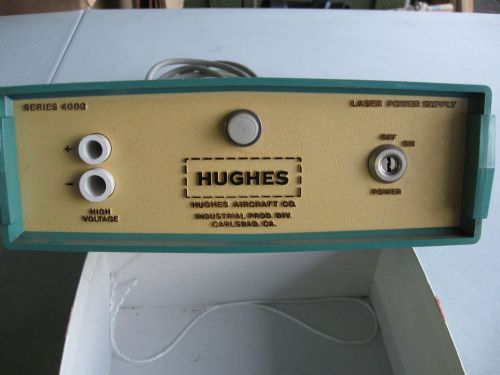 Helium Neon / HeNe Laser Power Supply, Desktop or Lab by Hughes / Laser Drive