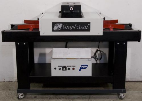 Partner Pak Simpl-Seal Mini 101 10&#034; UV Curing Conveyor Tunnel/Reactor Ozone Free