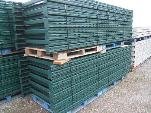 40 sections 10&#039;h x 44&#034;d ridg-u-rak pallet racks racking heavy duty slotted for sale