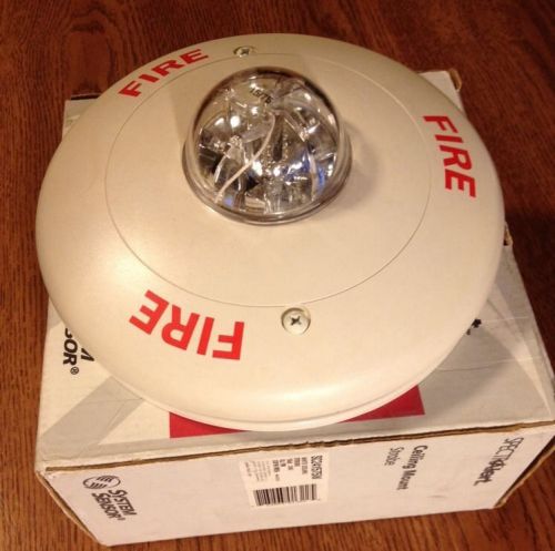 System Sensor SpectrAlert SC241575W Ceiling Mount Strobe Fire Alarm White