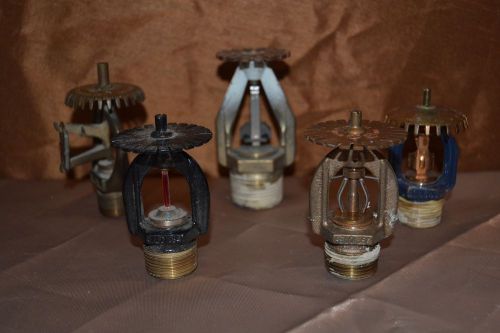 Fire Sprinkler Heads Lot 5 pc