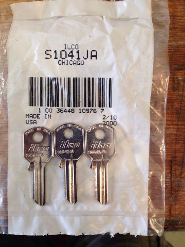 Ilco S1041JA Chicago Art Steel, Steelmaster File Cabinet Keys