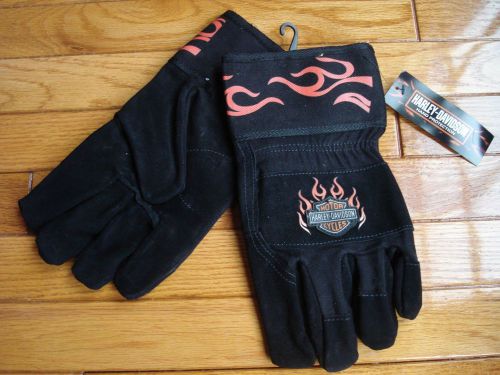 Harley-davidson kevlar lined heavy duty work glove for sale