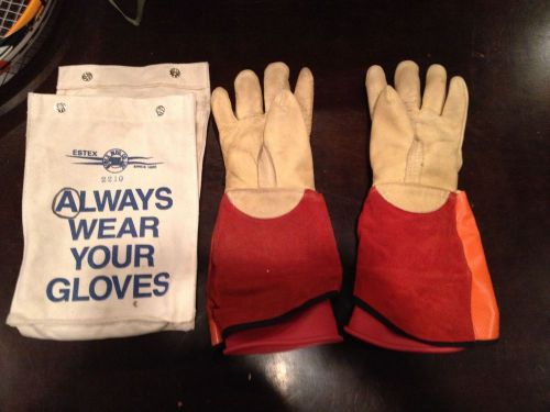 &#034;salisbury/north&#034; electrian gloves lp-7c size 9 16&#034; length for sale