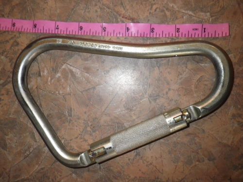 Steel Carabiner 45kn!! large opening ansi ce