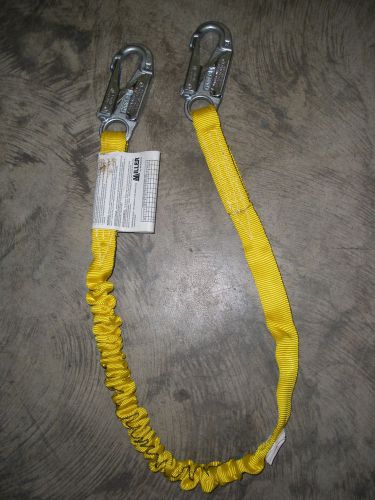 MILLER LANYARD MANYARD FALL ARREST YELLOW 4FT MODEL 216WLS/4FT4L VGC