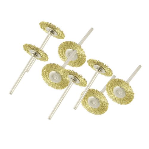 22mm Diameter Steel Wire Polishing Metal Shank Brushes Wheel 8 Pcs