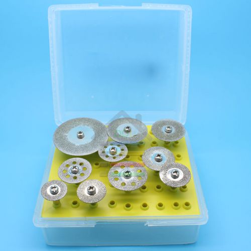 10pcs diamond hole saw blades cut off discs wheel for dremel rotary tools 2.35mm for sale