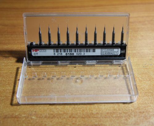 10 pcs brand new carbide micro drill bits 0.15mm cnc pcb dremel germany made for sale