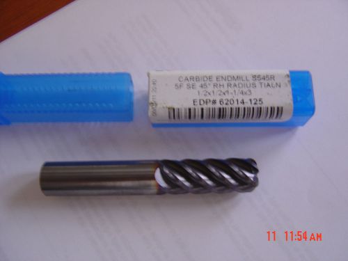 Niagara 1/2&#034; S545R Carbide End Mill, 62014-125