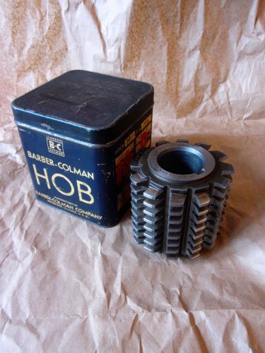 Gear Hob Barber Colman Cutting 10 P 14 1/2 PA ANG 2 deg 4&#039; D+F 2/6 Left Hand NIB