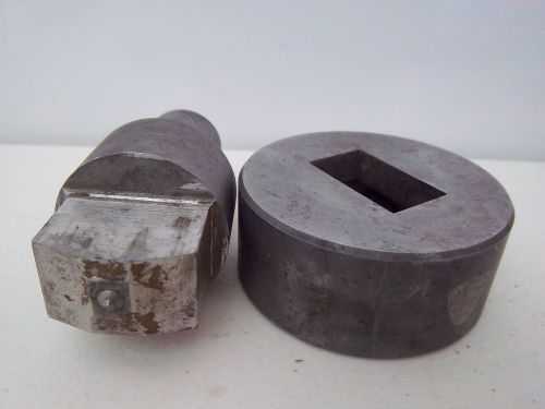 USED W 3/4&#034; X 1-1/4&#034; PUNCH DIE SET