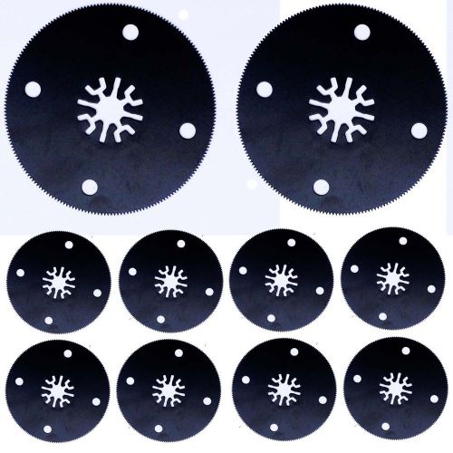 10 pcs Circular  Multi Too80mm HSS circul Saw Blades Oscillating Multi Tool Saws