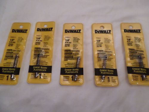 DeWalt 1/4&#034; Carbide Burr Bit Set of 5