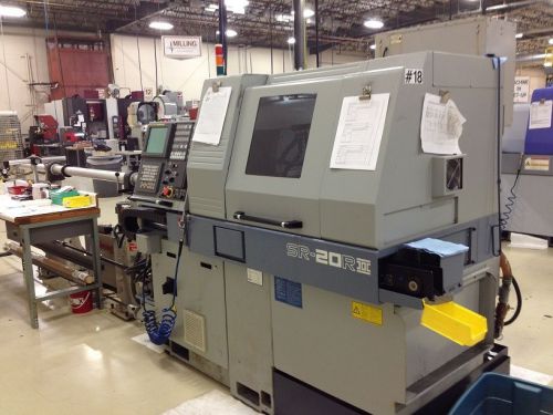 2004 Star SR-20RII Swiss-Type CNC Automatic Screw Machine , Fanuc 18i-TB - Video