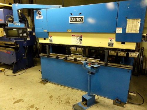 1998 darley 55 ton x 8&#039; ehp-50 25/20 hyd press brake da-69 8-axis cnc back gauge for sale