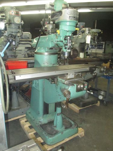 Bridgeport 1 HP, Ram Type Vertical Turret Milling Machine, Model BRJ