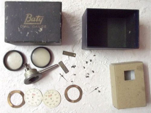 VTG RARE BATY UK DIAL INDICATOR MEASURE GAUGE NOT WORKING AS PARTS LONDON 1960&#039;S