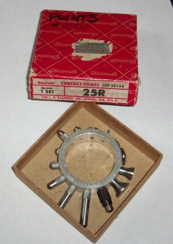 L.S. Starrett 25 R contact point set 14pc 50153